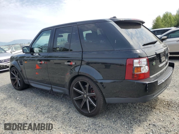 2006 Land Rover Range Rover Sport HSE with VIN SALSF25486A981253, listed as a Copart auction lot 62360415 with 164,369 mi miles and Salvage title. Bid and sale history available at DreamBid. Image 2.
