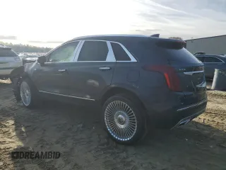 2024 Cadillac XT5 FWD Premium Luxury with VIN 1GYKNCR43RZ749766, listed as a Copart auction lot 80264854 with 3,279 mi miles and Salvage Title. Bid and sale history available at carsss.com. Image 2.