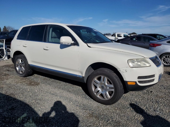 2004 Volkswagen Touareg z VIN WVGCM77L04D040938, wystawiony jako Copart lot #45434315 z przebiegiem 140 769 mil mil oraz Czysty tytuł • Clean title. Historia ofert i sprzedaży dostępna na DreamBid. Obrazek 4.