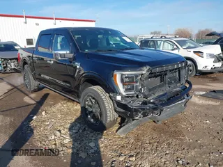 2022 Ford F-150 XL with VIN 1FTFW1E80NFA13445, listed as a IAAI auction lot 41132483 with 47,101 mi miles. Bid and sale history available at carsss.com. Image 1.
