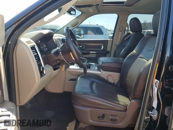 2018 Ram 1500 Longhorn with VIN 1C6RR7PT3JS104632, listed as a Copart auction lot 47736645 with 49,588 mi miles and Salvage title. Bid and sale history available at DreamBid. Image 7.