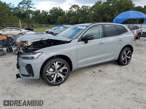 2025 Volvo XC60 Ultra с VIN YV4M12RM1S1221052, выставлен на аукционе Copart как лот 59017845 с пробегом Не указан миль и На запчасти • Non repairable. История ставок и продаж доступна на DreamBid. Изображение 1.