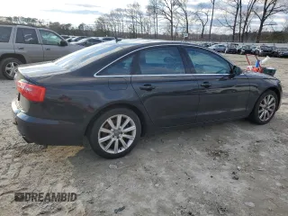 2014 Audi A6 Premium Plus with VIN WAUDFAFC2EN092291, listed as a Copart auction lot 46978435 with 176,555 mi miles and Salvage title. Bid and sale history available at DreamBid. Image 3.