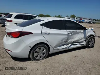 2016 Hyundai Elantra SE with VIN 5NPDH4AE0GH750961, listed as a Copart auction lot 52159865 with 150,489 mi miles and Salvage Title. Bid and sale history available at DreamBid. Image 3.