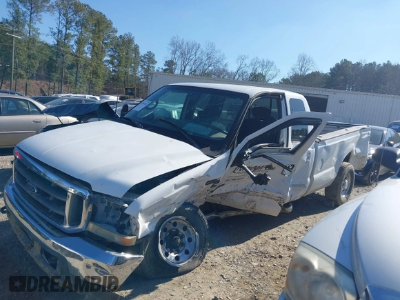 2001 Ford Super Duty F-250 XL with VIN 1FTNX20F91EB78284, listed as a IAAI auction lot 41480709 with 360,885 mi miles. Bid and sale history available at carsss.com. Image 14.