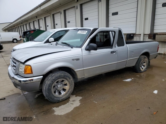 2003 Ford Ranger XL Fleet with VIN 1FTYR44U83PB63746, listed as a Copart auction lot 47650925 with 115195 miles and Salvage Title. Bid and sale history available at carsss.com. Image 1.