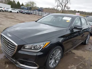 2019 Genesis G80 3.8L with VIN KMHGN4JE3KU286631, listed as a IAAI auction lot 41796968 with 25,230 mi miles and . Bid and sale history available at DreamBid. Image 6.