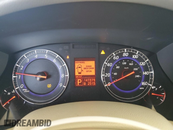 2008 Infiniti EX Journey with VIN JNKAJ09E78M306521, listed as a Copart auction lot 54073945 with 147,379 mi miles and Salvage Title. Bid and sale history available at carsss.com. Image 9.