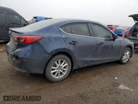 2016 Mazda 3 i Touring with VIN 3MZBM1V75GM280107, listed as a Copart auction lot 53711545 with 58,032 mi miles and Salvage Title. Bid and sale history available at DreamBid. Image 3.