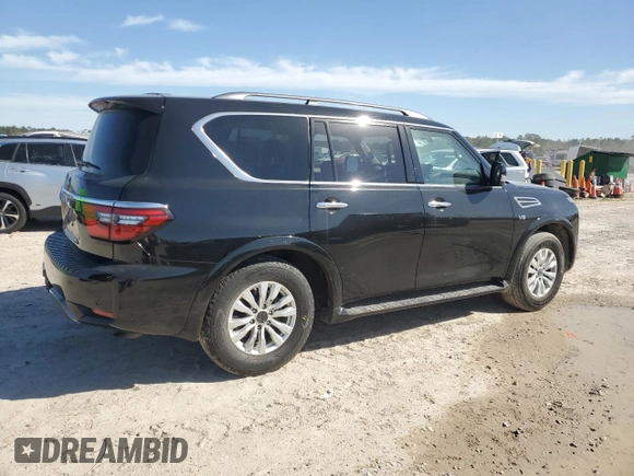 2021 Nissan Armada SV z VIN JN8AY2AD7M9661699, wystawiony jako Copart lot #47533705 z przebiegiem 88 535 mil mil oraz Szkoda całkowita • Salvage title. Historia ofert i sprzedaży dostępna na DreamBid. Obrazek 3.