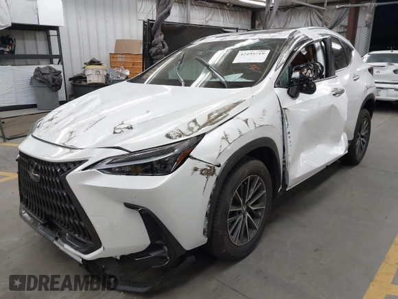 2025 Lexus NX 350 Premium z VIN 2T2GGCEZ2SC079582, wystawiony jako IAAI lot #42495719 z przebiegiem 1 227 mil mil oraz . Historia ofert i sprzedaży dostępna na DreamBid. Obrazek 17.