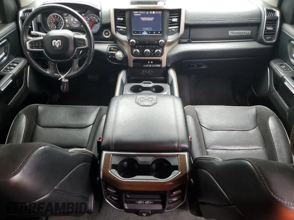 2022 Ram 1500 Laramie with VIN 1C6SRFJT4NN300006, listed as a Copart auction lot 54976775 with 61,436 mi miles and Salvage title. Bid and sale history available at DreamBid. Image 8.