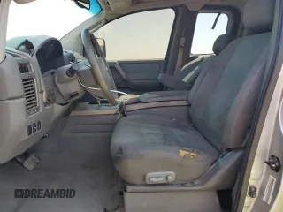 2005 Nissan Titan SE with VIN 1N6AA06B25N551841, listed as a Copart auction lot 62160285 with 167,019 mi miles and Salvage title. Bid and sale history available at DreamBid. Image 7.
