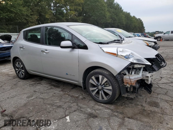 2015 Nissan LEAF SV with VIN 1N4AZ0CP3FC318436, listed as a Copart auction lot 70855893 with 65,101 mi miles. Bid and sale history available at carsss.com. Image 4.