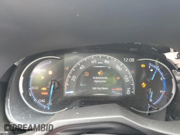 2024 Toyota RAV4 Hybrid XLE Premium with VIN 4T3B6RFV7RU148573, listed as a Copart auction lot 58340474 with 1,193 mi miles and Salvage title. Bid and sale history available at DreamBid. Image 9.