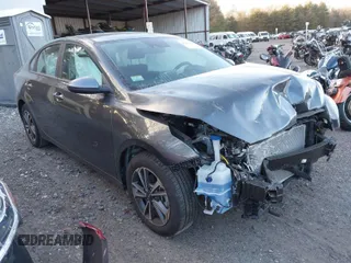 2024 Kia Forte LXS with VIN 3KPF24AD0RE806826, listed as a IAAI auction lot 41265049 with 3,687 mi miles. Bid and sale history available at carsss.com. Image 1.