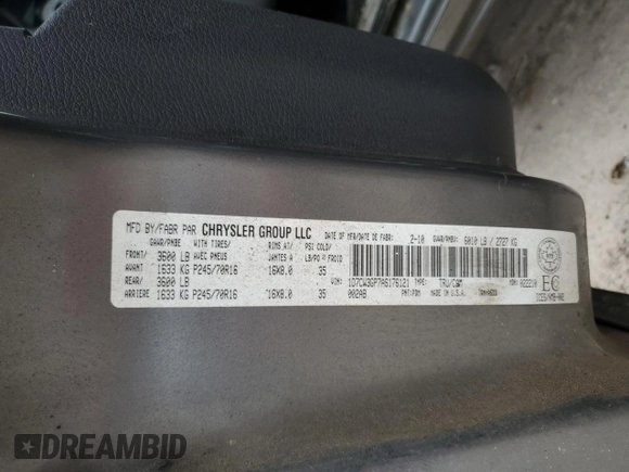 2010 Dodge Dakota SXT with VIN 1D7CW3GP7AS176121, listed as a Copart auction lot 85169354 with Not Provided miles and Salvage Title. Bid and sale history available at DreamBid. Image 12.