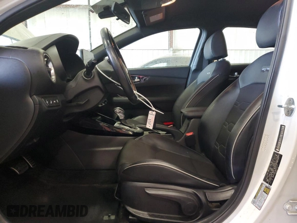 2021 Kia Forte GT-Line with VIN 3KPF34AD9ME414711, listed as a Copart auction lot 57245545 with 62,200 mi miles and Salvage title. Bid and sale history available at DreamBid. Image 7.