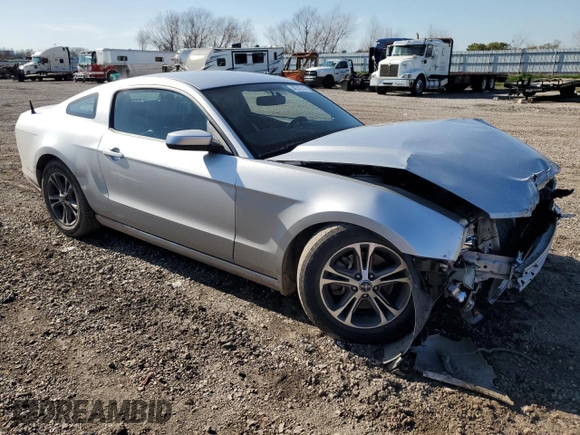 2014 Ford Mustang V6 with VIN 1ZVBP8AM9E5304648, listed as a Copart auction lot 46742145 with 108,214 mi miles and Salvage Title. Bid and sale history available at DreamBid. Image 4.