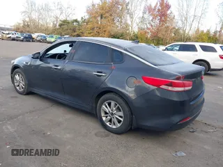 2017 Kia Optima LX with VIN 5XXGT4L32HG156845, listed as a IAAI auction lot 41402224 with 126,529 mi miles. Bid and sale history available at carsss.com. Image 3.