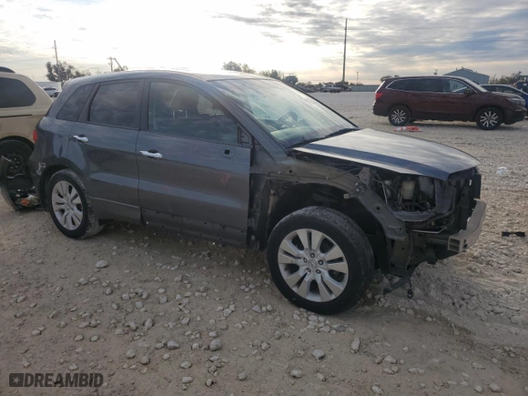 2010 Acura RDX Tech Pkg with VIN 5J8TB2H56AA004358, listed as a Copart auction lot 83013664 with 124,224 mi miles and Salvage Title. Bid and sale history available at carsss.com. Image 4.