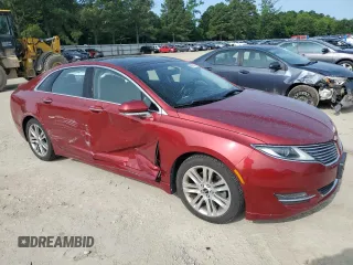 2014 Lincoln MKZ with VIN 3LN6L2G98ER805989, listed as a Copart auction lot 58625875 with 101,185 mi miles and Salvage title. Bid and sale history available at DreamBid. Image 4.