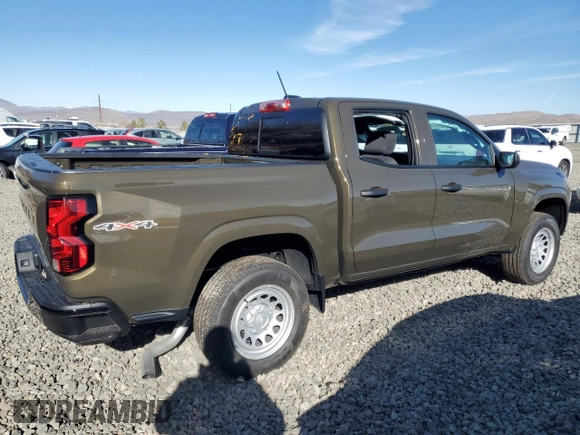 2024 Chevrolet Colorado 4WD Work Truck z VIN 1GCPTBEK3R1208182, wystawiony jako Copart lot #44642265 z przebiegiem 1 915 mil mil oraz Szkoda całkowita • Salvage title. Historia ofert i sprzedaży dostępna na DreamBid. Obrazek 3.