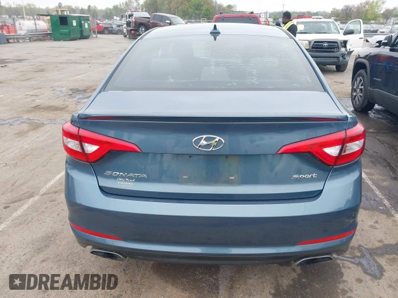 2017 Hyundai Sonata Sport with VIN 5NPE34AF2HH562729, listed as a IAAI auction lot 41941388 with 123,770 mi miles. Bid and sale history available at carsss.com. Image 15.