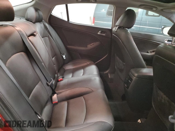 2015 Kia Optima SX Turbo with VIN 5XXGR4A64FG408491, listed as a Copart auction lot 50686705 with 113,235 mi miles and Clean Title. Bid and sale history available at carsss.com. Image 10.