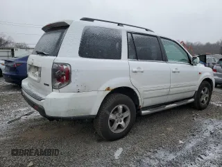2006 Honda Pilot EX-L with VIN 2HKYF18716H530224, listed as a Copart auction lot 45925625 with 333,299 mi miles and Salvage Title. Bid and sale history available at DreamBid. Image 3.