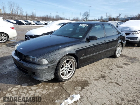 2003 BMW 5 Series 540iA with VIN WBADN63493GN88607, listed as a Copart auction lot 87657055 with 134,053 mi miles and Salvage Title. Bid and sale history available at carsss.com. Image 1.