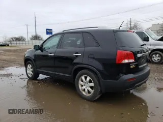 2012 Kia Sorento LX with VIN 5XYKT4A68CG206028, listed as a Copart auction lot 51681705 with 221,559 mi miles and Clean Title. Bid and sale history available at carsss.com. Image 2.