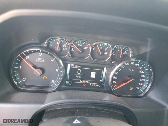 2018 Chevrolet Silverado 1500 LT with VIN 3GCUKREC4JG516524, listed as a Copart auction lot 49420155 with 143,295 mi miles and Salvage Title. Bid and sale history available at carsss.com. Image 9.