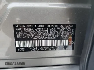 2023 Lexus LS with VIN JTHD51GF4P5011341, listed as a Copart auction lot 87352854 with 16,851 mi miles and Salvage Title. Bid and sale history available at carsss.com. Image 12.