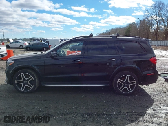 2019 Mercedes-Benz GLS 550 with VIN 4JGDF7DEXKB206377, listed as a IAAI auction lot 41263503 with 83,842 mi miles and . Bid and sale history available at DreamBid. Image 14.