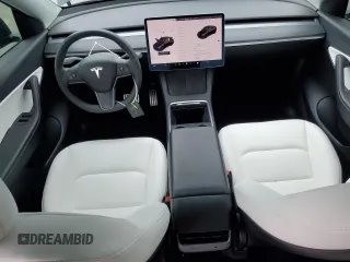 2022 Tesla Model Y Performance with VIN 7SAYGDEF7NF318647, listed as a Copart auction lot 53822465 with 38,724 mi miles and Salvage title. Bid and sale history available at DreamBid. Image 8.