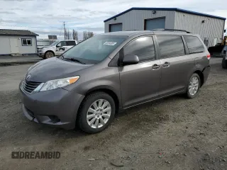 2014 Toyota Sienna LE with VIN 5TDJK3DC7ES073648, listed as a Copart auction lot 50554095 with 136,236 mi miles and Salvage Title. Bid and sale history available at carsss.com. Image 1.