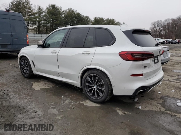 2020 BMW X5 M50i with VIN 5UXJU4C02LLE45422, listed as a Copart auction lot 44119775 with 60,241 mi miles and Salvage Title. Bid and sale history available at DreamBid. Image 2.