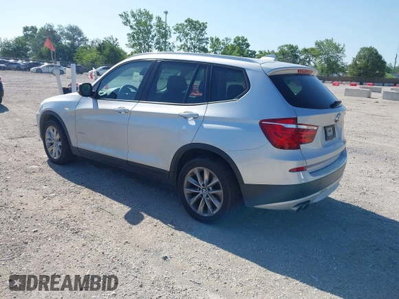 2014 BMW X3 xDrive28i with VIN 5UXWX9C59E0D35350, listed as a IAAI auction lot 42569283 with 172,808 mi miles and . Bid and sale history available at DreamBid. Image 3.