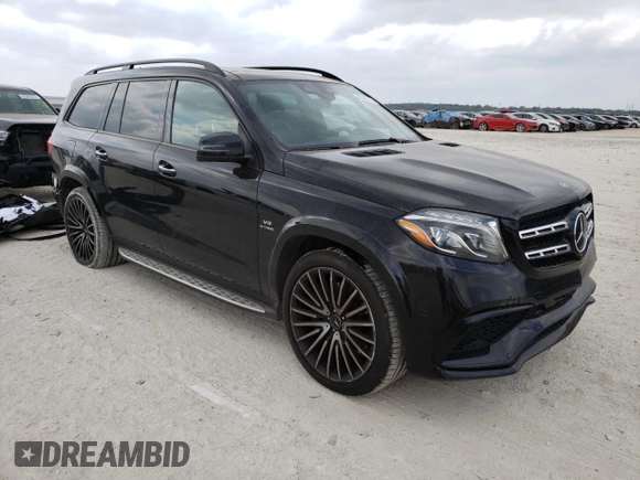 2018 Mercedes-Benz GLS with VIN 4JGDF7FE2JB024457, listed as a Copart auction lot 42387763 with 81,239 mi miles. Bid and sale history available at carsss.com. Image 4.