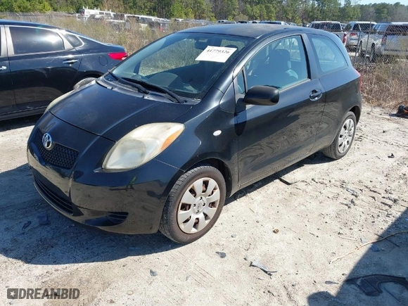 2007 Toyota Yaris with VIN JTDJT923775083298, listed as a IAAI auction lot 41779326 with 160,670 mi miles. Bid and sale history available at carsss.com. Image 2.