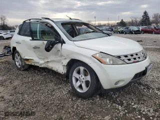 2005 Nissan Murano SL with VIN JN8AZ08W15W439798, listed as a Copart auction lot 46899525 with 0 mi miles and Salvage Title. Bid and sale history available at carsss.com. Image 4.