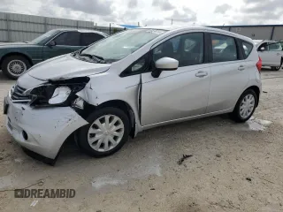 2016 Nissan Note S with VIN 3N1CE2CP8GL408989, listed as a Copart auction lot 44374714 with 98,942 mi miles and Salvage Title. Bid and sale history available at DreamBid. Image 1.