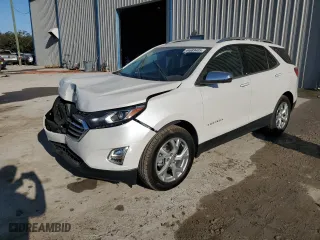 2021 Chevrolet Equinox Premier with VIN 3GNAXNEV4MS145582, listed as a Copart auction lot 44689405 with 30,638 mi miles and Salvage Title. Bid and sale history available at carsss.com. Image 1.