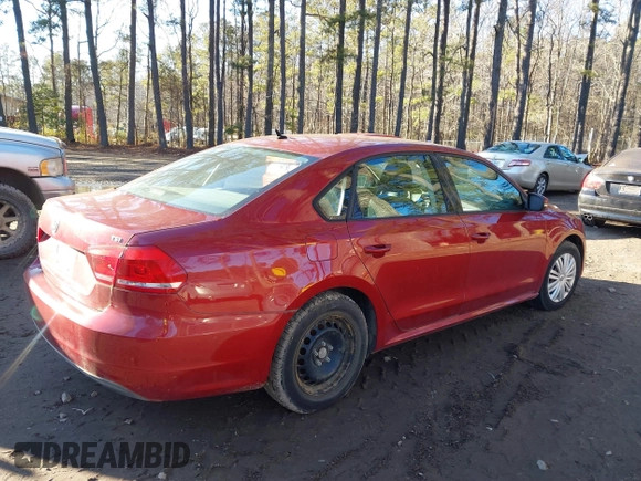 2015 Volkswagen Passat 1.8T Limited Edition with VIN 1VWAT7A33FC007414, listed as a IAAI auction lot 41305891 with 81,440 mi miles. Bid and sale history available at carsss.com. Image 4.