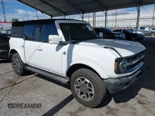 2024 Ford Bronco Outer Banks with VIN 1FMEE8BP8RLA43671, listed as a IAAI auction lot 41604783 with 18,686 mi miles. Bid and sale history available at carsss.com. Image 1.
