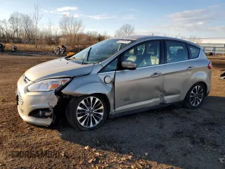 2017 Ford C-Max Energi Titanium with VIN 1FADP5FU4HL110439, listed as a Copart auction lot 80728103 with 81,013 mi miles. Bid and sale history available at carsss.com. Image 1.