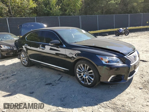 2016 Lexus LS 460 with VIN JTHBL5EF0G5141379, listed as a Copart auction lot 74665294 with 90,124 mi miles and Salvage title. Bid and sale history available at DreamBid. Image 4.