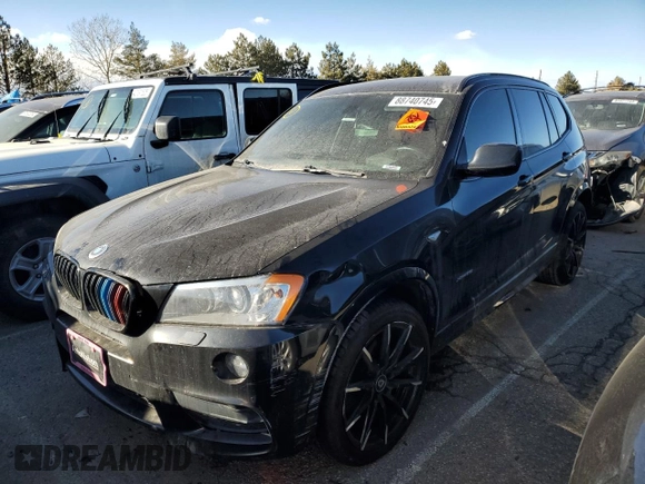 2014 BMW X3 xDrive35i with VIN 5UXWX7C59EL984954, listed as a Copart auction lot 88740745 with Not Provided miles and Non Repairable. Bid and sale history available at DreamBid. Image 1.