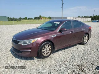 2018 Kia Optima LX with VIN 5XXGT4L33JG236208, listed as a Copart auction lot 64185055 with 101,382 mi miles and Clean title. Bid and sale history available at DreamBid. Image 1.